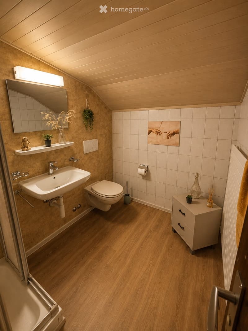 Chambre meublée tout confort à louer  Les Bois (JU) (4)