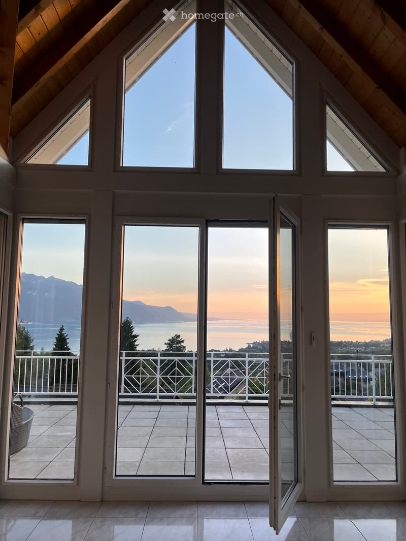 À louer, Villa mitoyenne à Brent, vue imprenable (1)