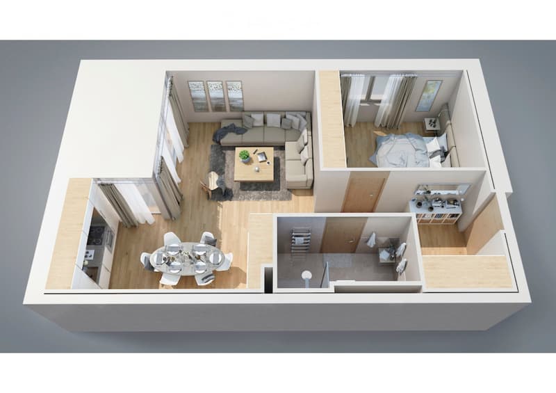 Appartement 2,5 pièces ensoleillé (5)