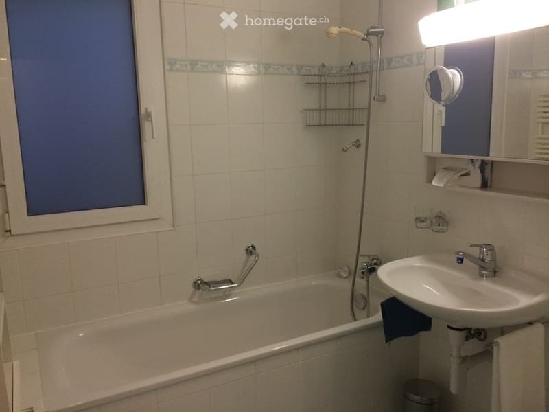 Belle chambre dans attique 5p, proche gare Nyon, parking int (3)