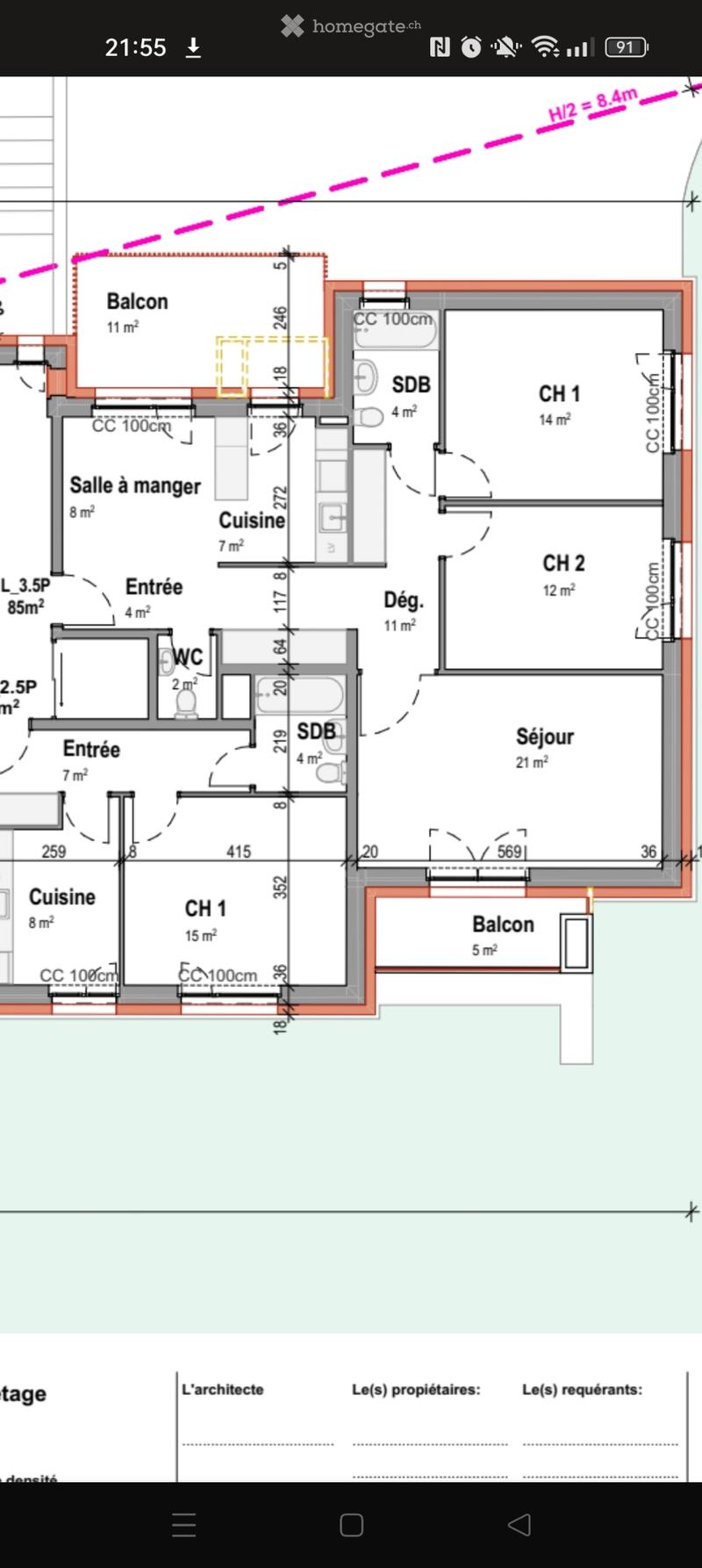 Appartement Estavayer-le-lac 3,5 pièces (6)