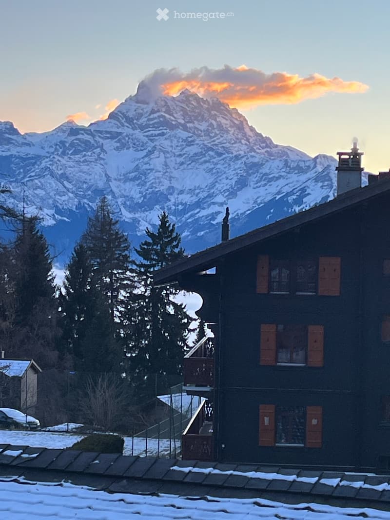 Villars-sur-Ollon Appartement quartier calme vue magnifique (5)