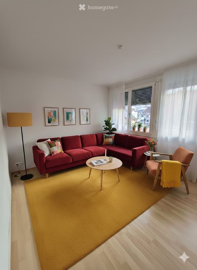 A LOUER, 4.5 PCES AVEC BALCON (1)
