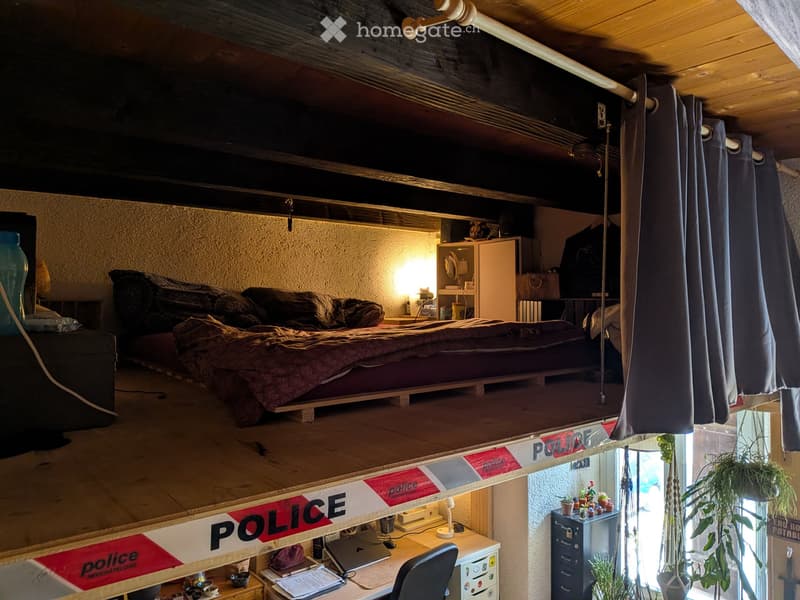 Studio à louer au centre du village de Lignières (2)