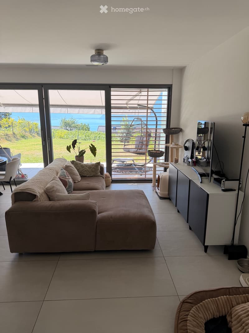 Magnifique 3.5 avec terrasse/jardin et vue sur le lac (2)