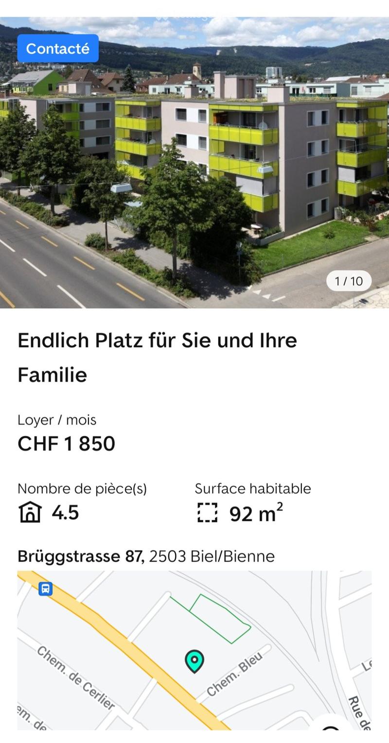 Joli Appartement de 4.5 pièces à Bienne (1)