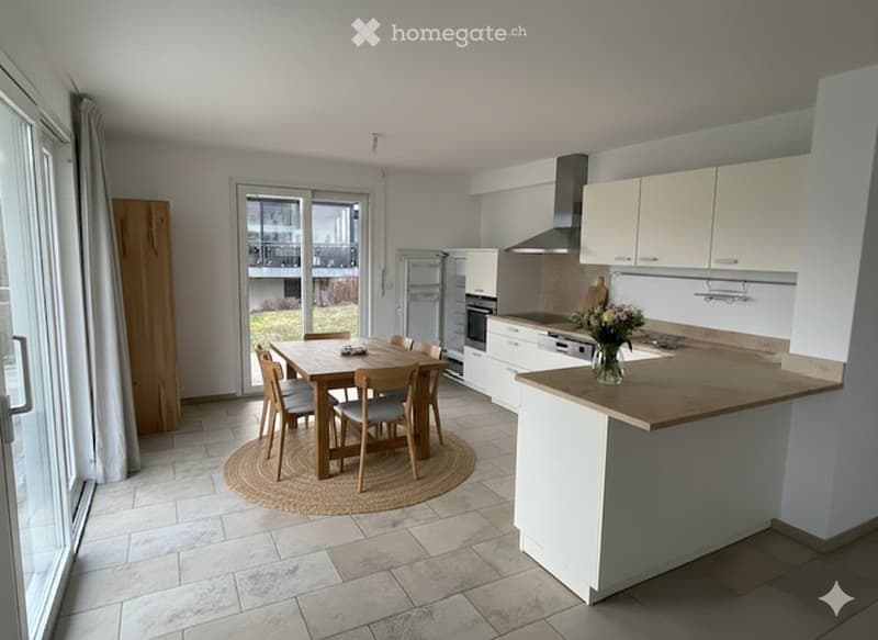 Appt 5.5 pièces + 2 parcs, terrasse, jardin (3)