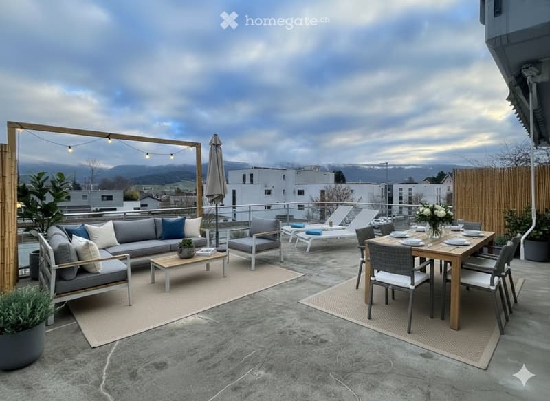 Appt 5.5 pièces + 2 parcs, terrasse, jardin (4)
