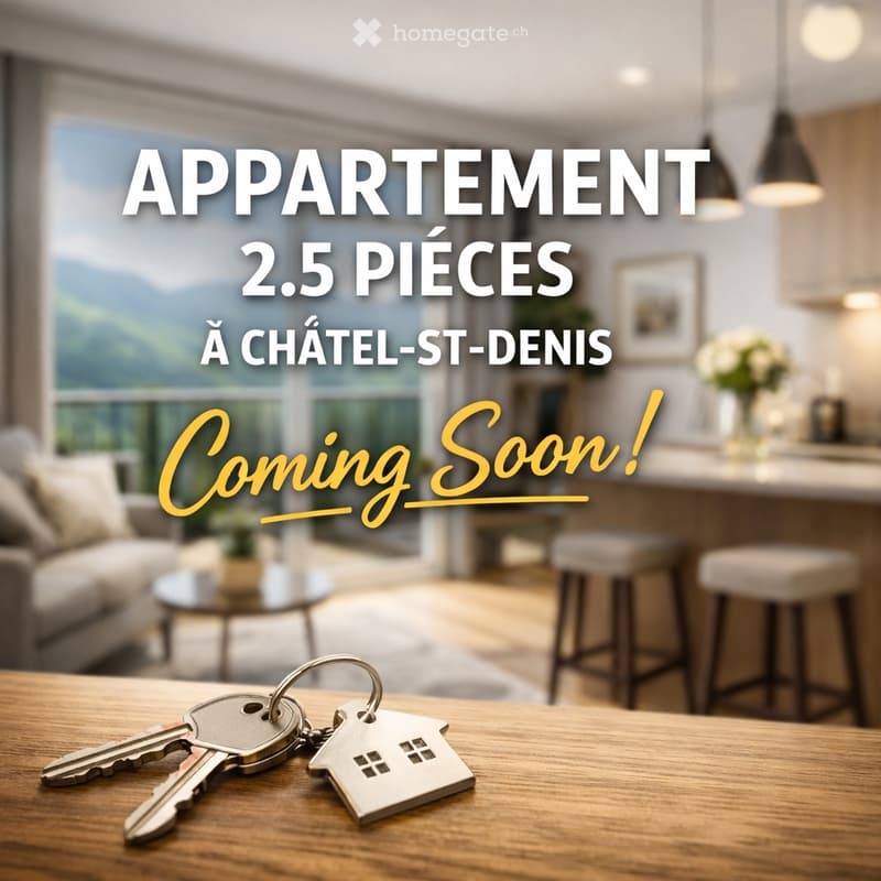 Location d'un appartement à Châtel-St-Denis (2,5 pièces) (1)