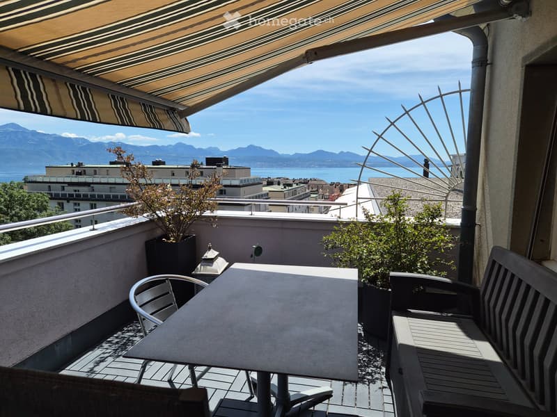 Superbe 2,5 pièces meublé avec terrasse Lausanne Mon Repos (2)