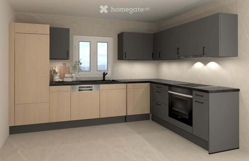 Appartement 4.5pces rénové,  dans une maison de 2 logements (3)