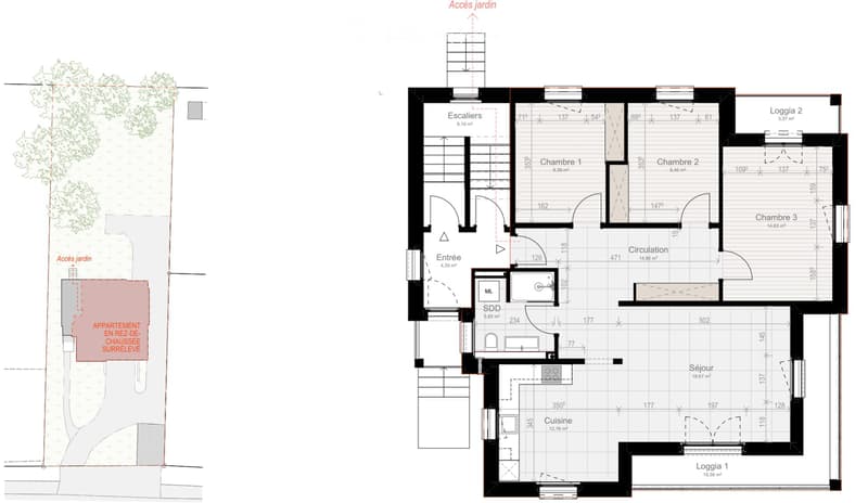 Appartement 4.5pces rénové,  dans une maison de 2 logements (2)