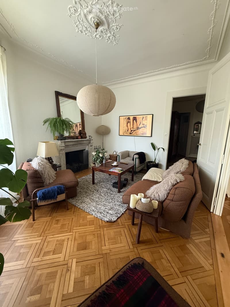 Appartement 4,5 pp avec jardin à Saint-Jean (1)