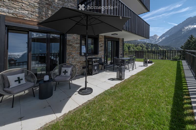 Magnifique appartement alpin avec terrasse & jardin à Gryon (1)