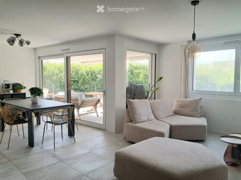 Appartement meublé avec jardin et terrasse + Parking (1)