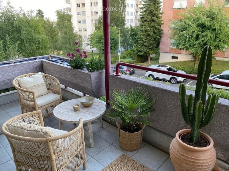 Appartement avec cheminée et balcon de 3.5 pcs (1)