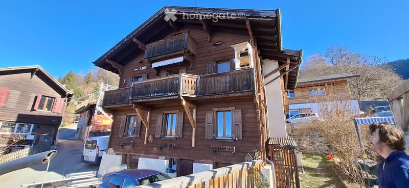 Appartement 2 étages dans chalet à louer sur Panex s/ Ollon (1)