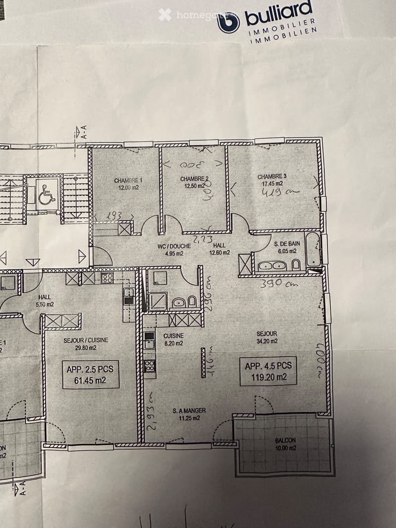 À louer appartement (5)