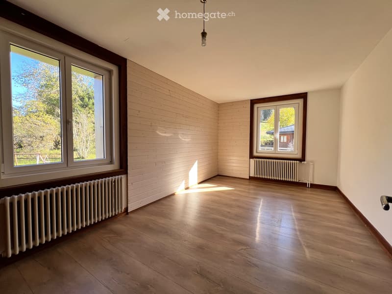 Appartement 3.5pcs 2e étage, balcon, jardin, calme (2)