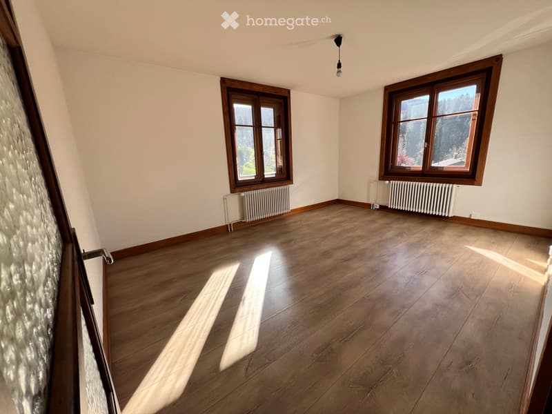 Appartement 3.5pcs 2e étage, balcon, jardin, calme (5)