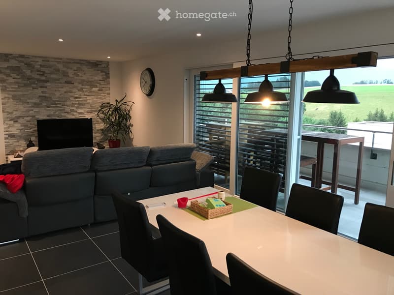 Magnifique appartement/attique 4.5 pièces à louer à Cottens (1)