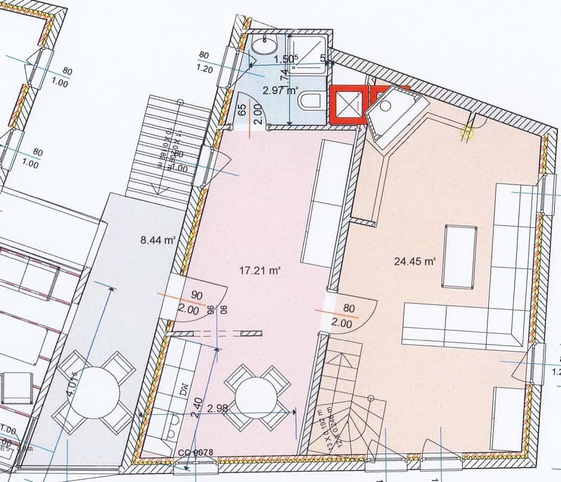 à louer appartement duplex 3,5 pces dans maison villageoise (3)