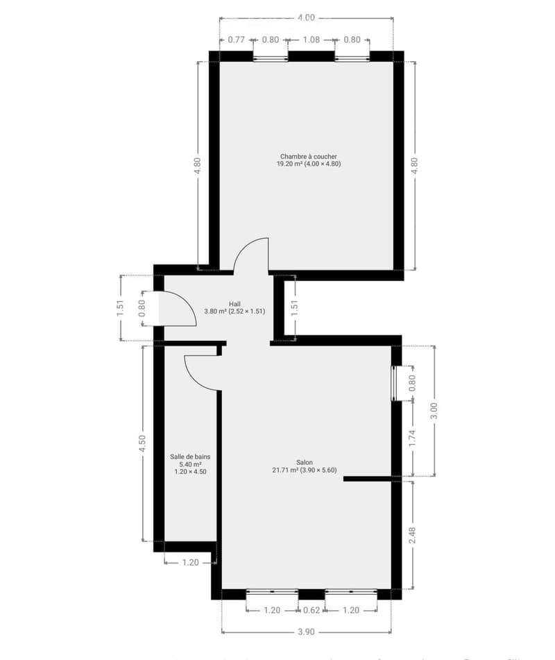 Charmant 2.5 rénové (4)