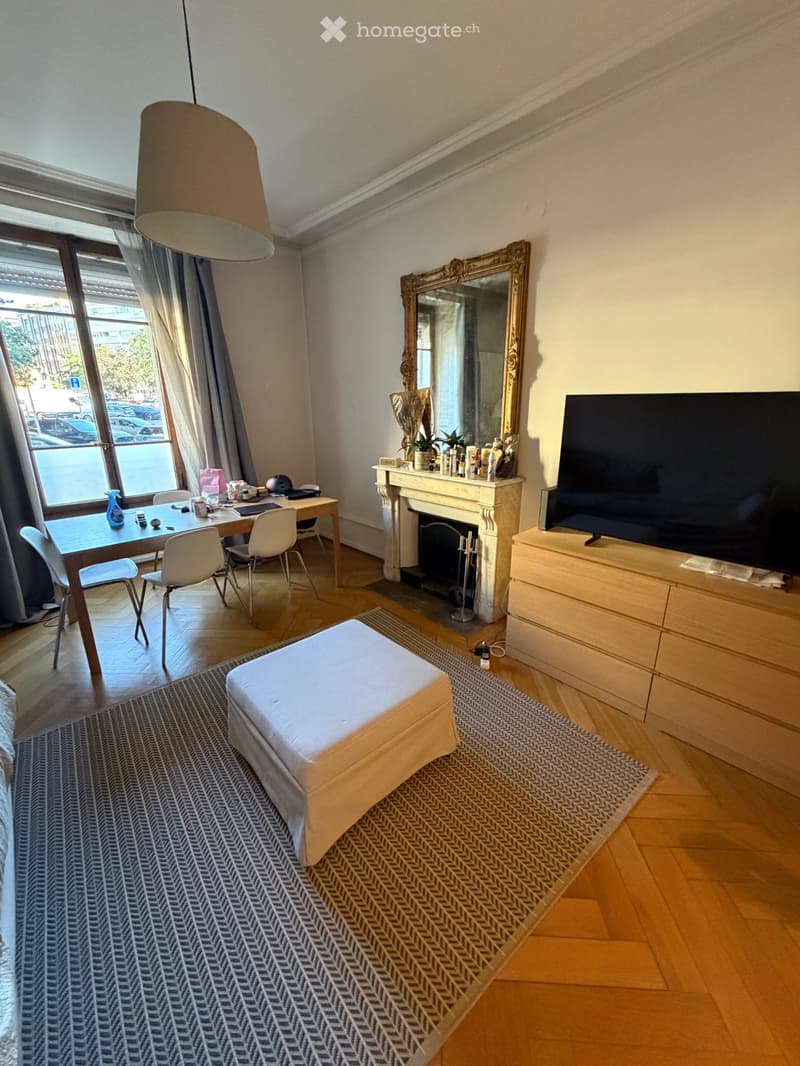 Appartement de 45 m², entièrement meublé aux Eaux Vives. (1)