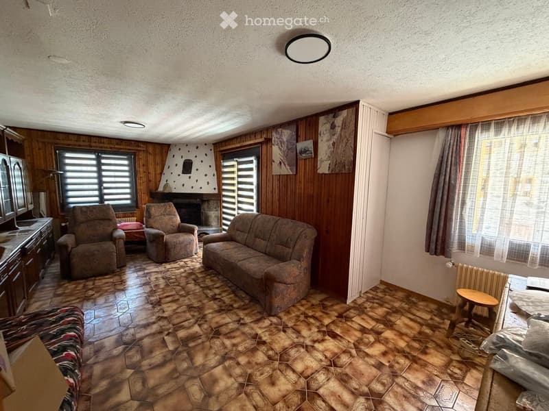 Appartement de 3.5 pièces à Evolène balcon et splendide vue (2)