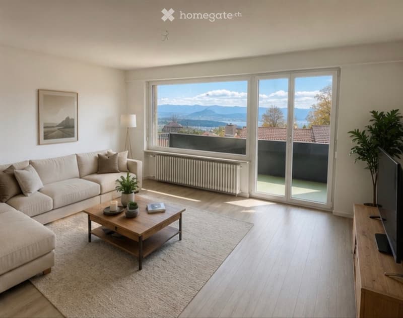 Moderne 4.5-Zimmer-Wohnung mit grossem Balkon und Aussicht (3)
