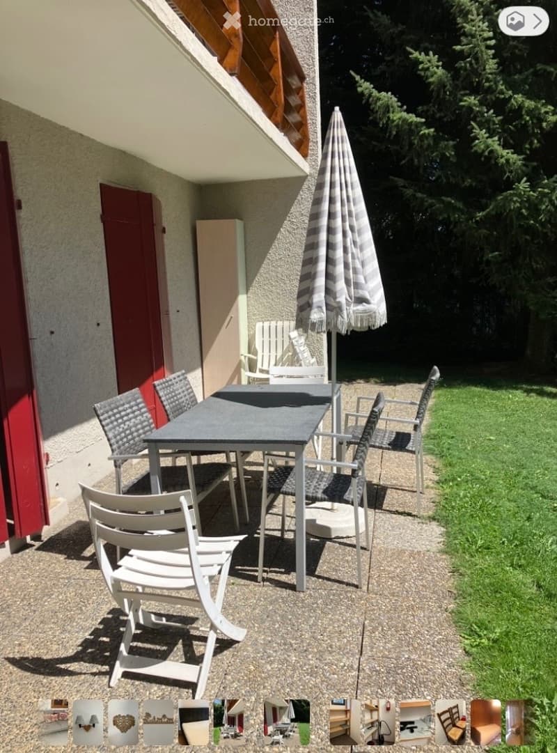 Appartement 3,5 p, Rez jardin, location à lannée ou saison (4)
