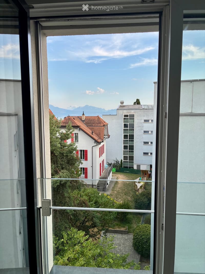 Studio moderne 28 m2 prilly centre vue dégagée (8)