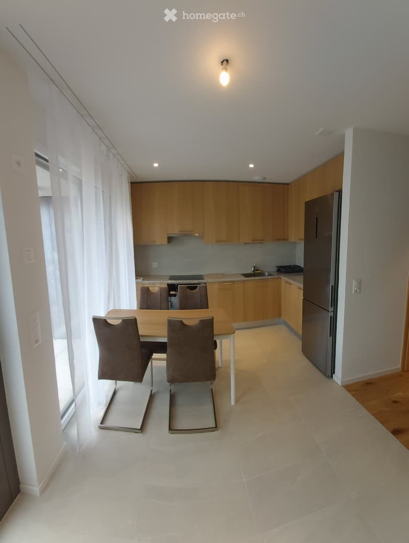 1 pièce meublée , app. neuf, moderne, 110m2, 3-éme étage (4)
