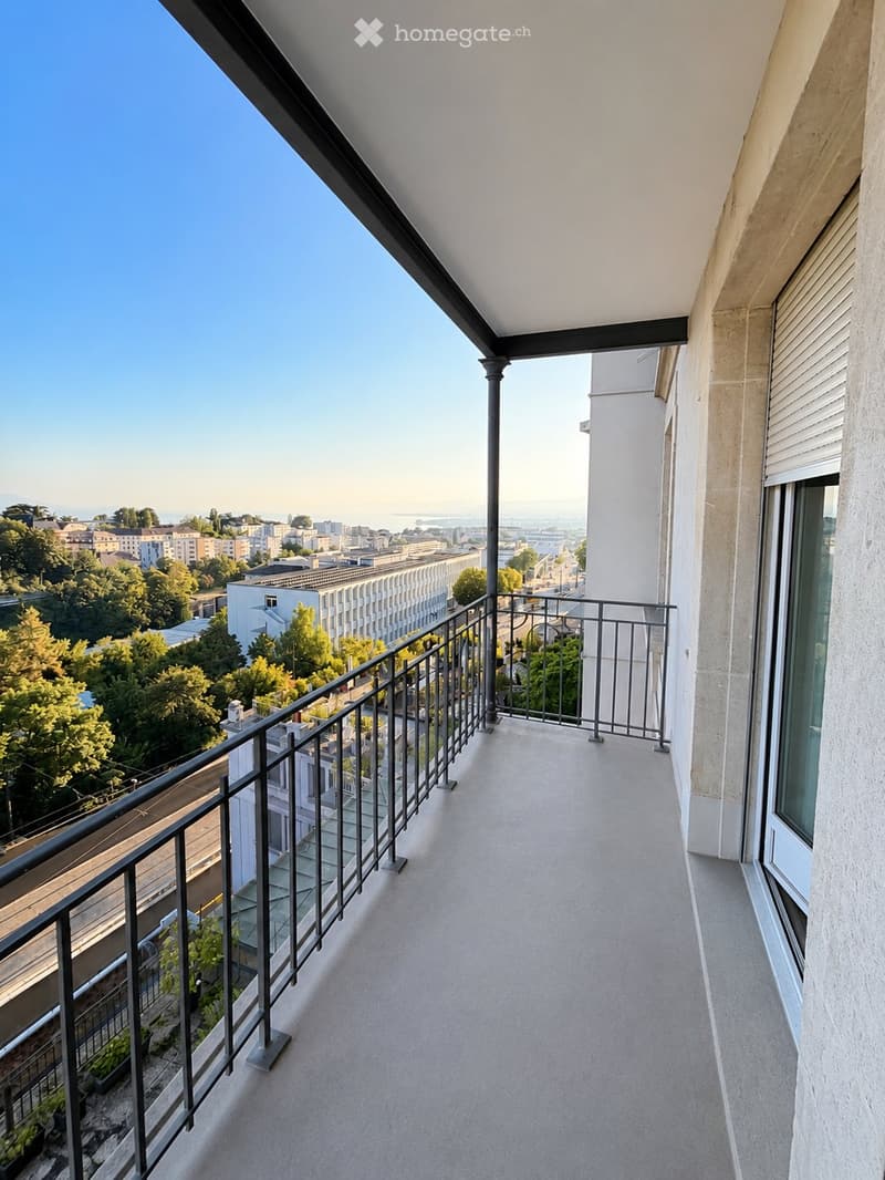 Studio avec balcon et vue sur le lac, Lausanne centre (2)