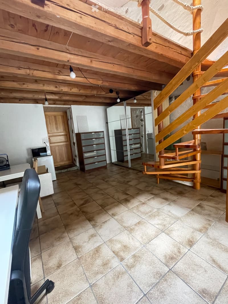 A louer, Belle chambre ("loft") meublée, 45m2, à Grandvaux (3)