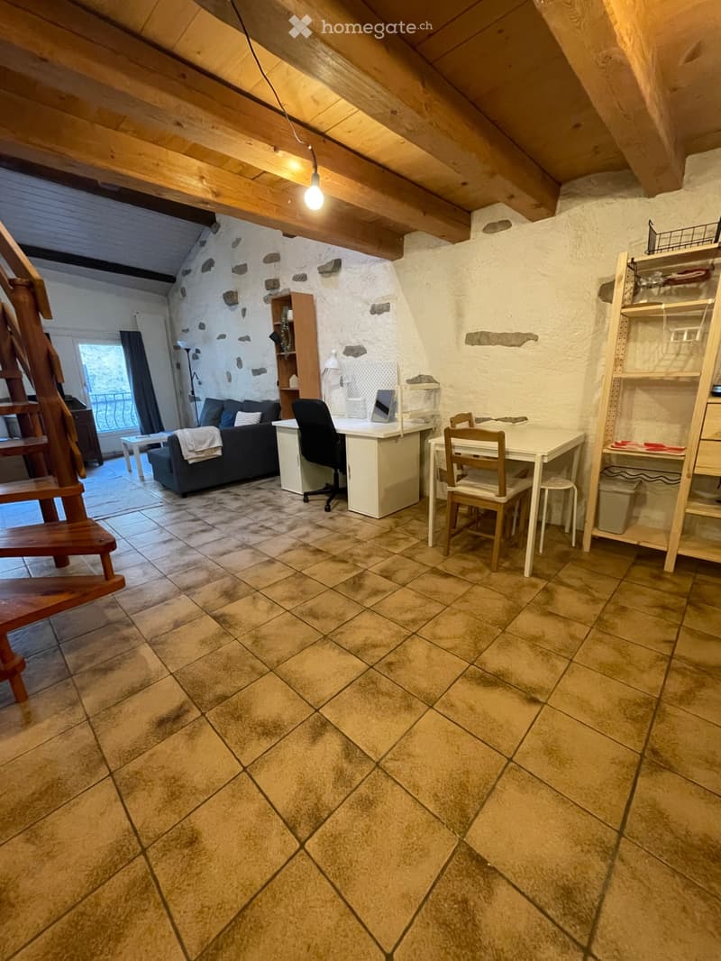 A louer, Belle chambre ("loft") meublée, 45m2, à Grandvaux (4)