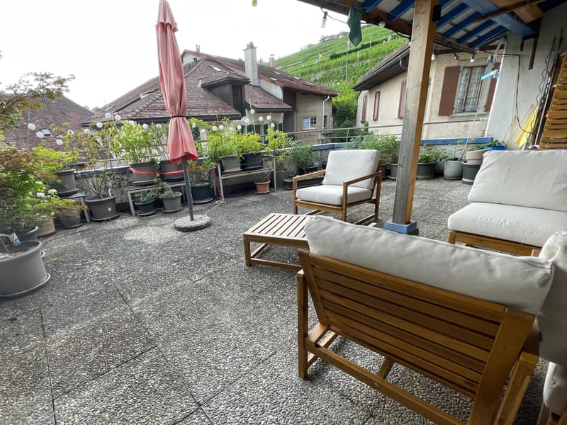 A louer, Belle chambre ("loft") meublée, 45m2, à Grandvaux (10)