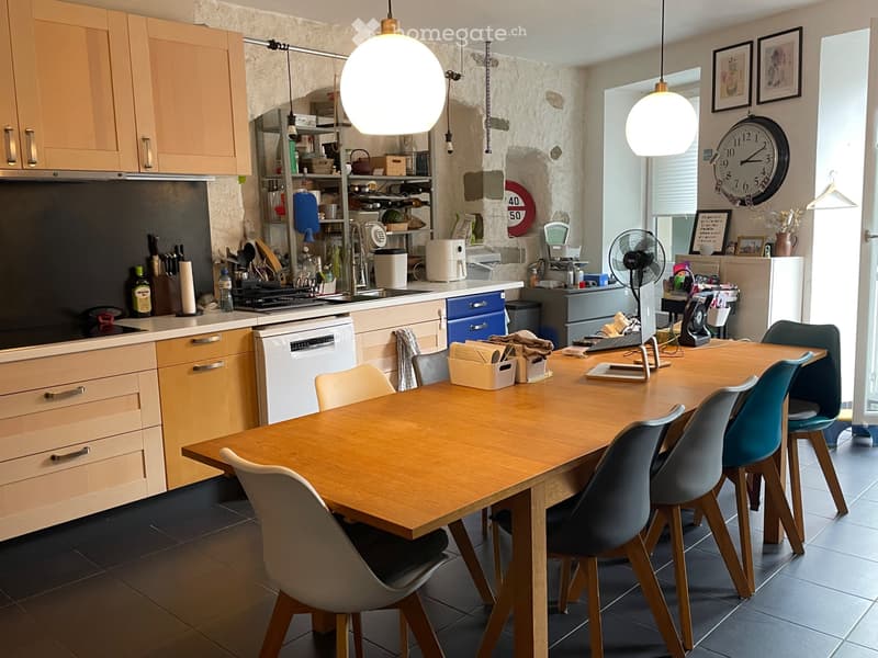 A louer, Belle chambre ("loft") meublée, 45m2, à Grandvaux (8)