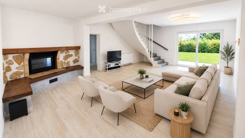 Belle maison récemment rénovée de 8.5 pcs avec grand jardin (3)