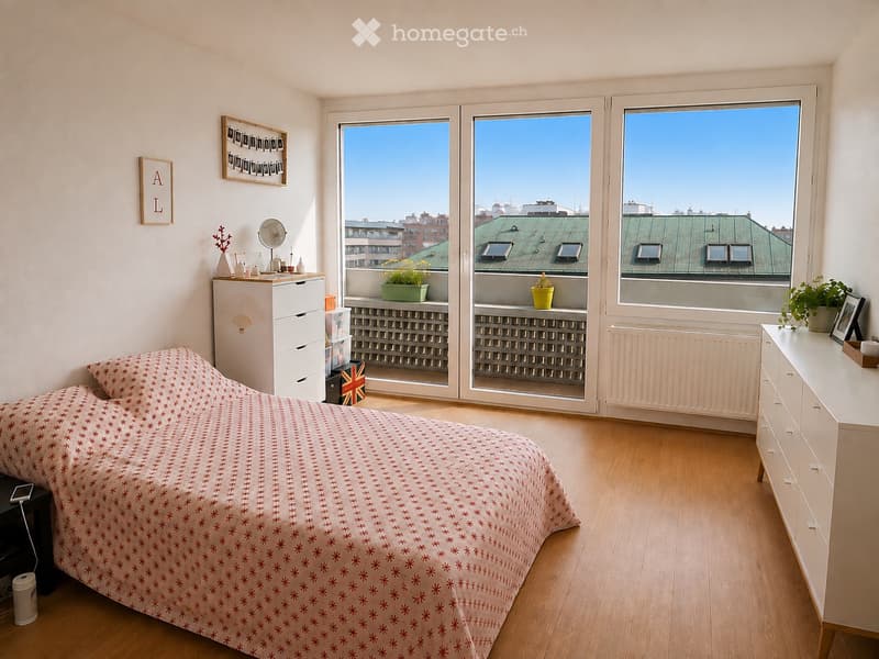 4 pièces Eaux-Vives | Balcon 10 m² | Vue Jet dEau (2)