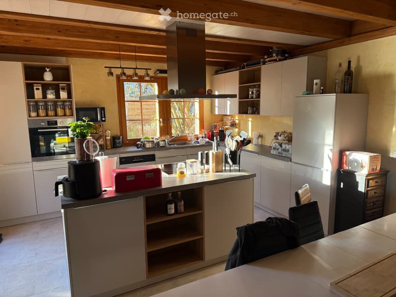 Chambre en colocation dans villa à 20' en train de Lausanne (2)