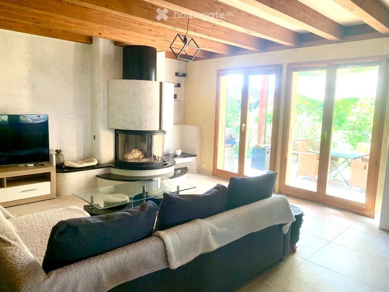 Chambre en colocation dans villa à 20' en train de Lausanne (1)