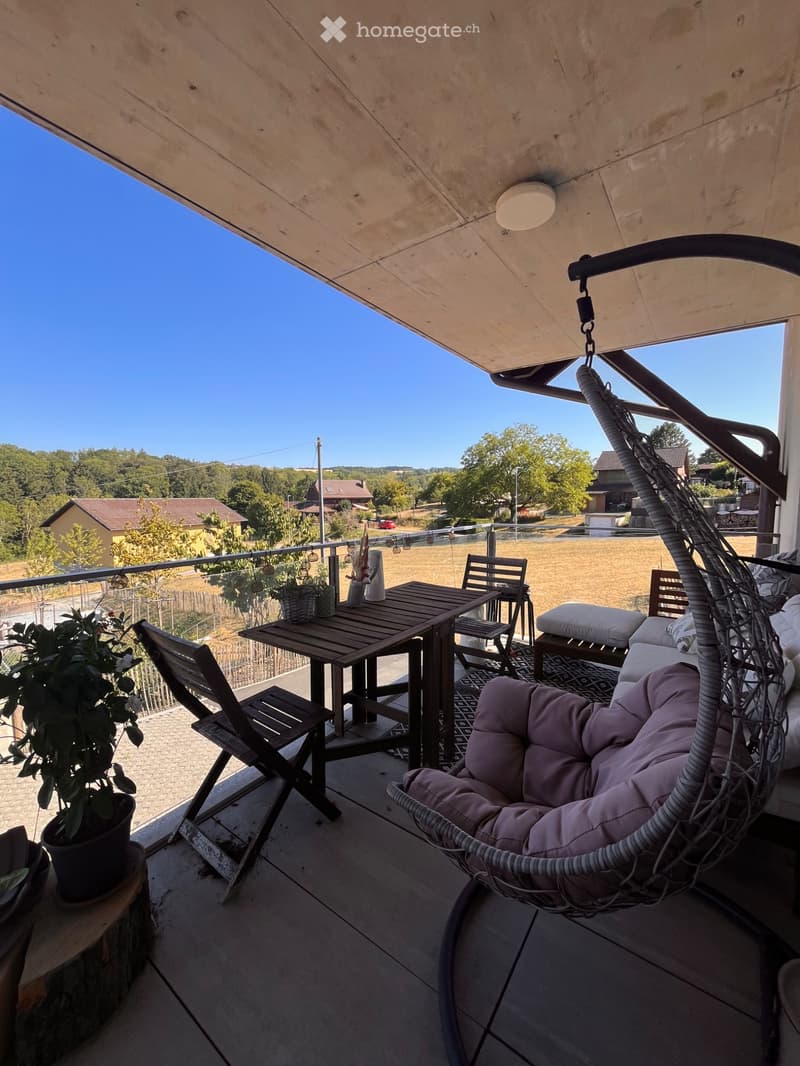 Appartement de 4.5 pièces avec balcon et jardin (2)