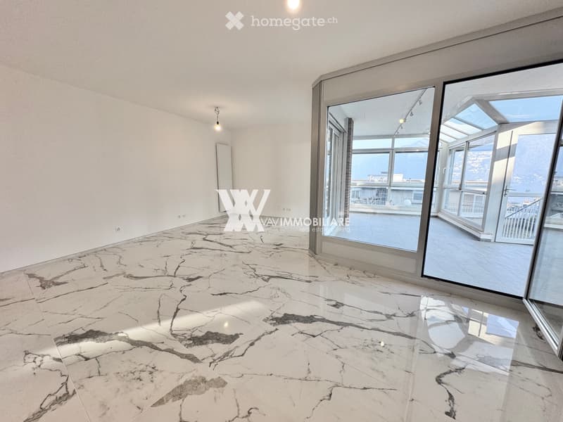 LUGANO: ELEGANTE APPARTAMENTO VISTA LAGO E MONTE BRÈ (5)