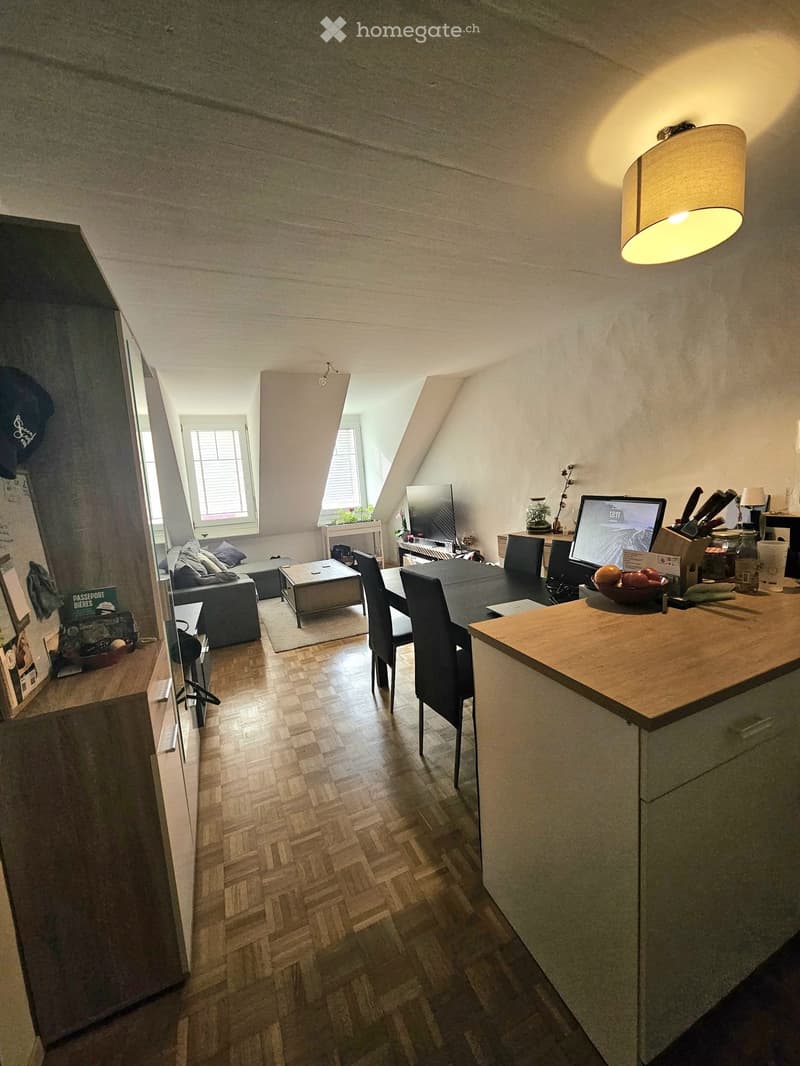 Bail à reprendre - Appart  2,5 pièces vieille ville Yverdon (4)