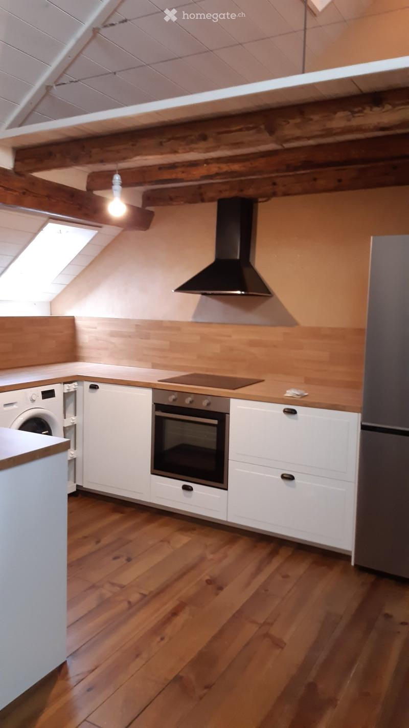 Charmant appartement en attique avec jardin à Meyrin village (2)