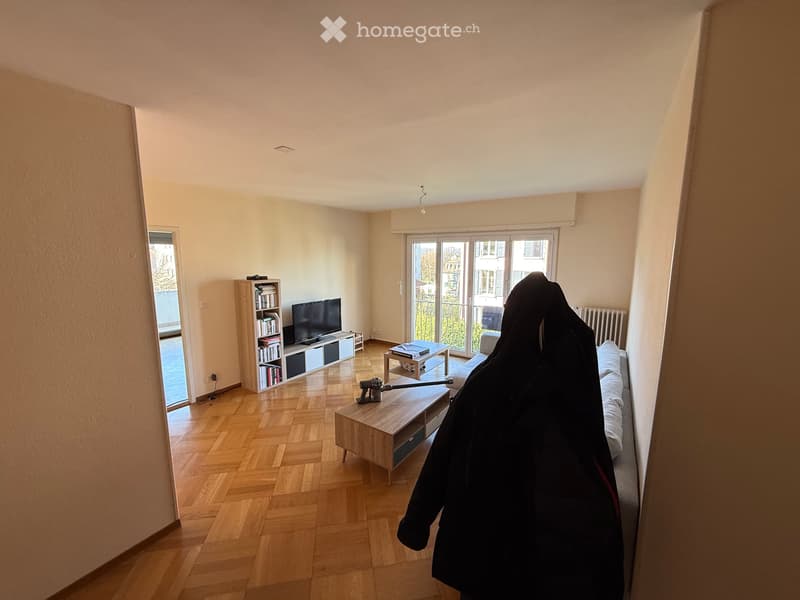 Grande chambre 25 m² avec balcon privatif en colocation (2)