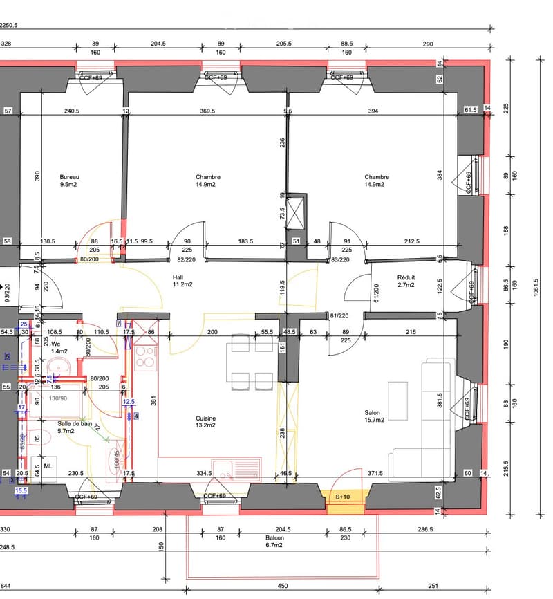 Appartements neufs de 3 et 4 pièces à louer (L'Orient) (2)