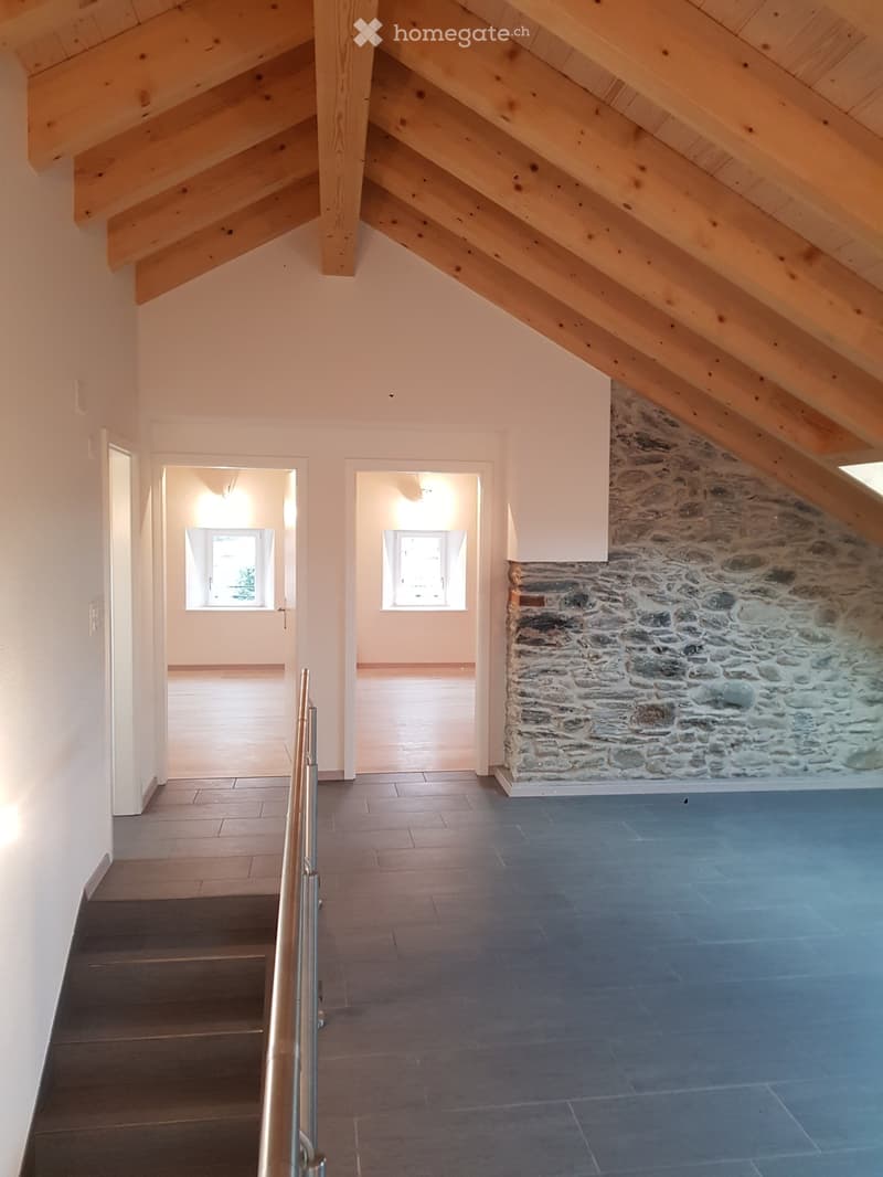 À louer  Appartement 3,5 pièces rénové à neuf à Aproz (2)