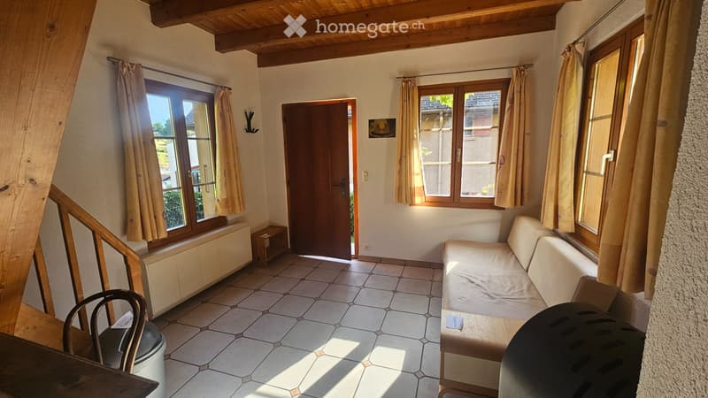 Petite maison indépendante 2 pièces duplex, jardin, à Vex (3)